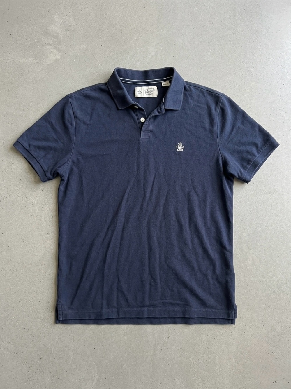 Original Penguin Navy Blue Short Sleeve Polo